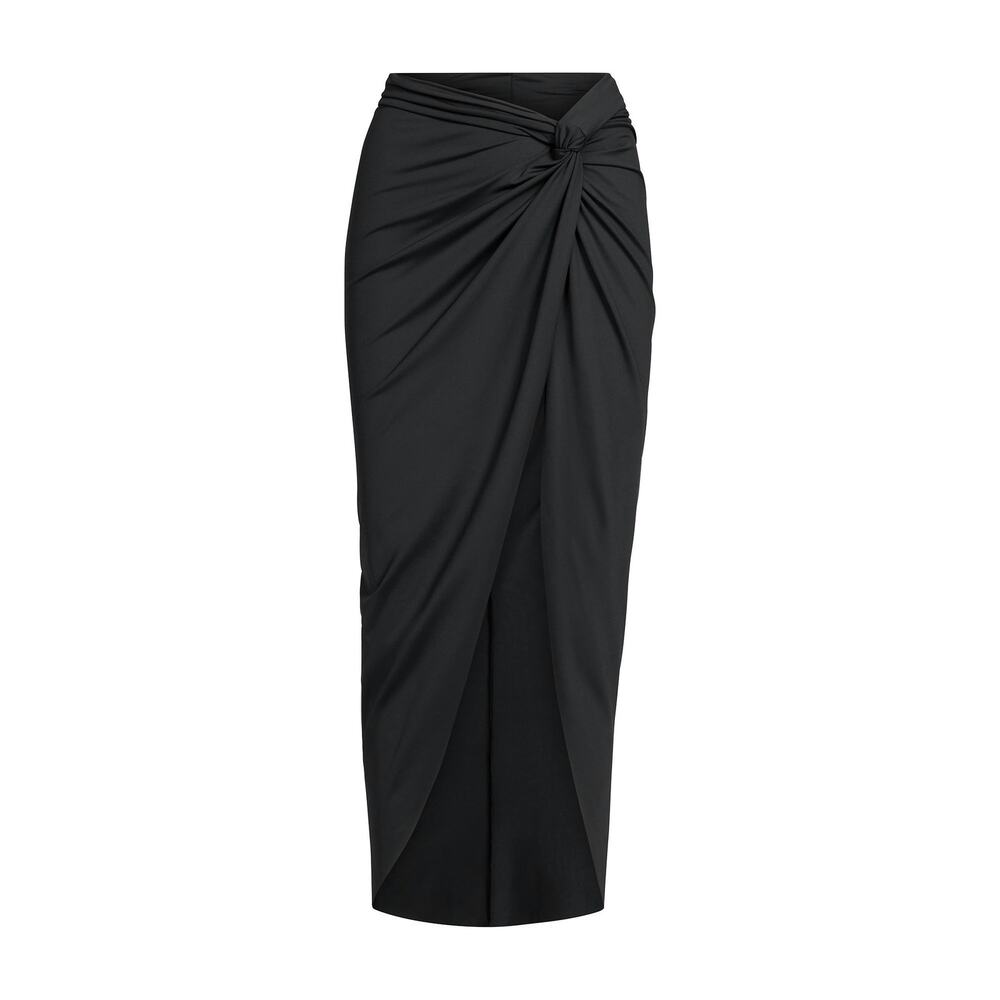 SKIMS Swim Sarong Skirt - S - Onyx